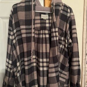 American Eagle Outfitters Checkered Jacket